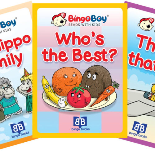 PAKIET 3 książek BINGO BOY READS WITH KIDS (1)