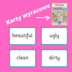 CINDERELLA karty wyrazowe