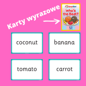 WHO'S THE BEST karty wyrazowe